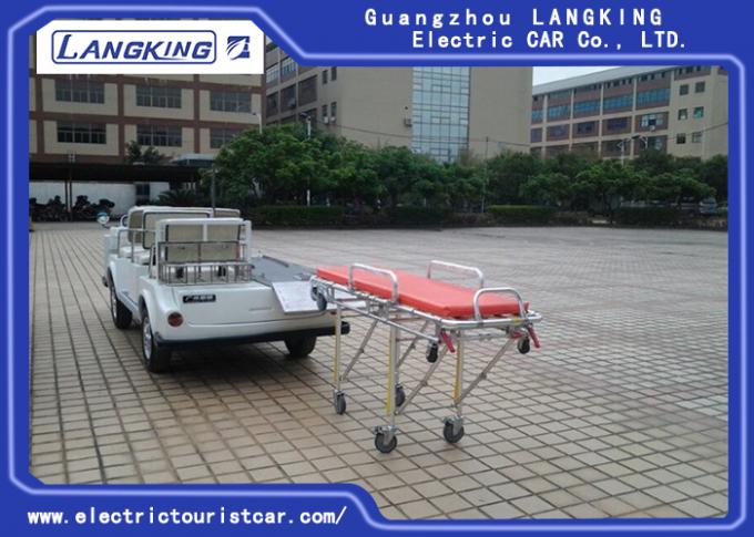 Coche eléctrico de la ambulancia del aeropuerto, cama del coche eléctrico uno de 4 Seater sin el tejado 0
